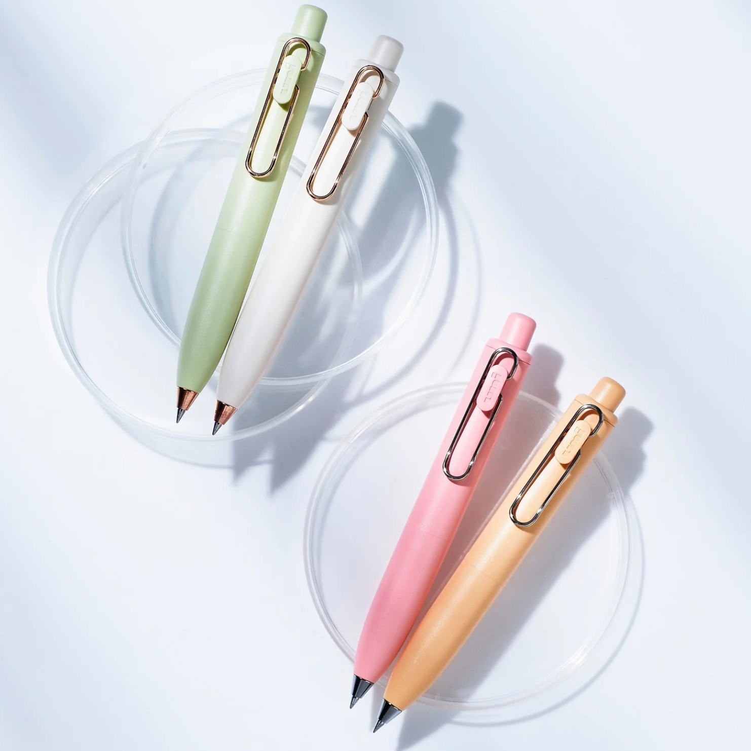 Uniball One P Rose Gold Clip award winning pens