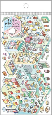 Kamio Chiisanaseka Mini World Stickers