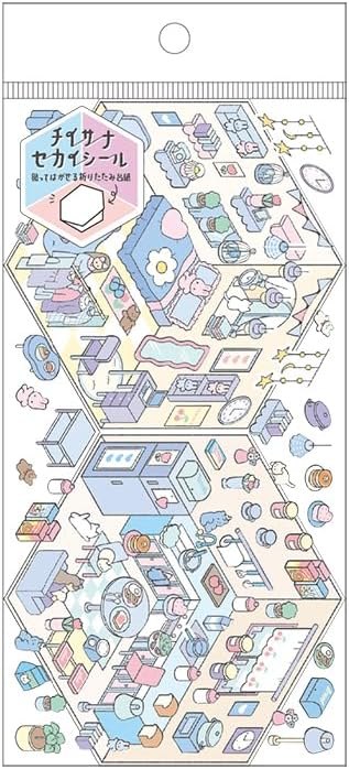 Kamio Chiisanaseka Mini World Stickers