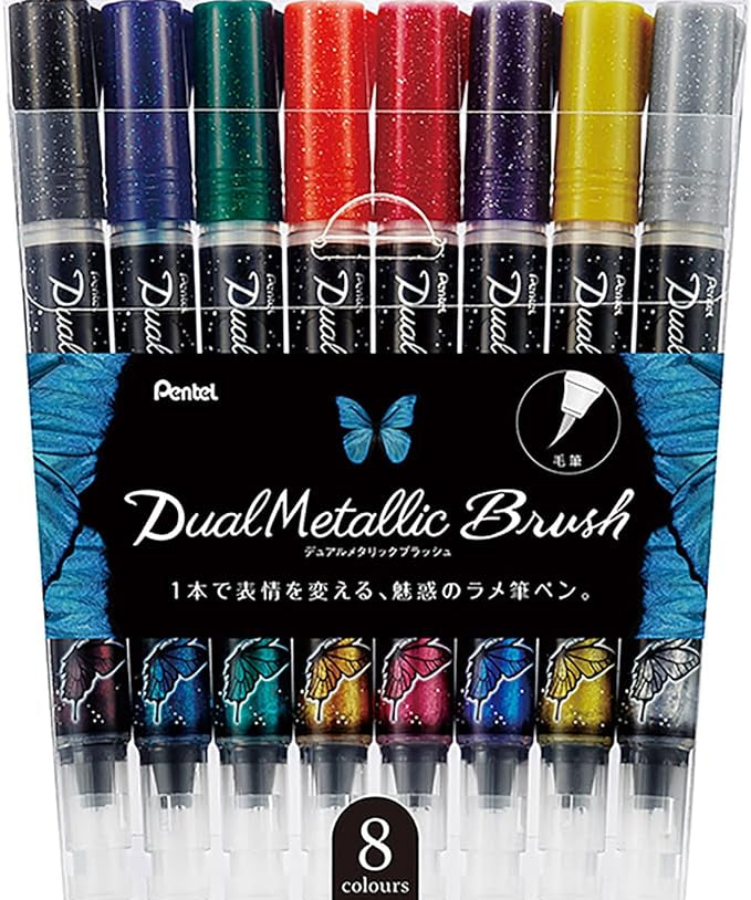 PentelDualMetallicBrushPen_8pieceset.jpg