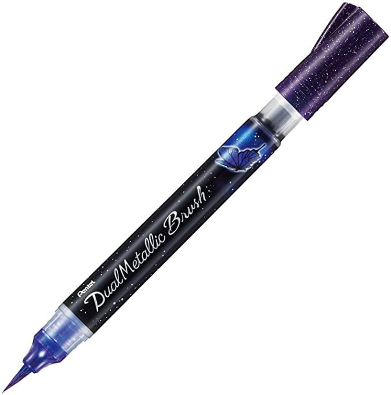 Pentel Dual Metallic Brush Pen — Violet