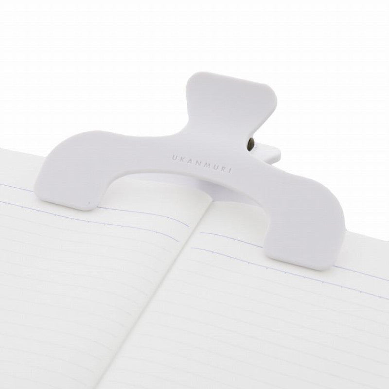 Sun-Star Ukanmuri Page Holder Clip — White