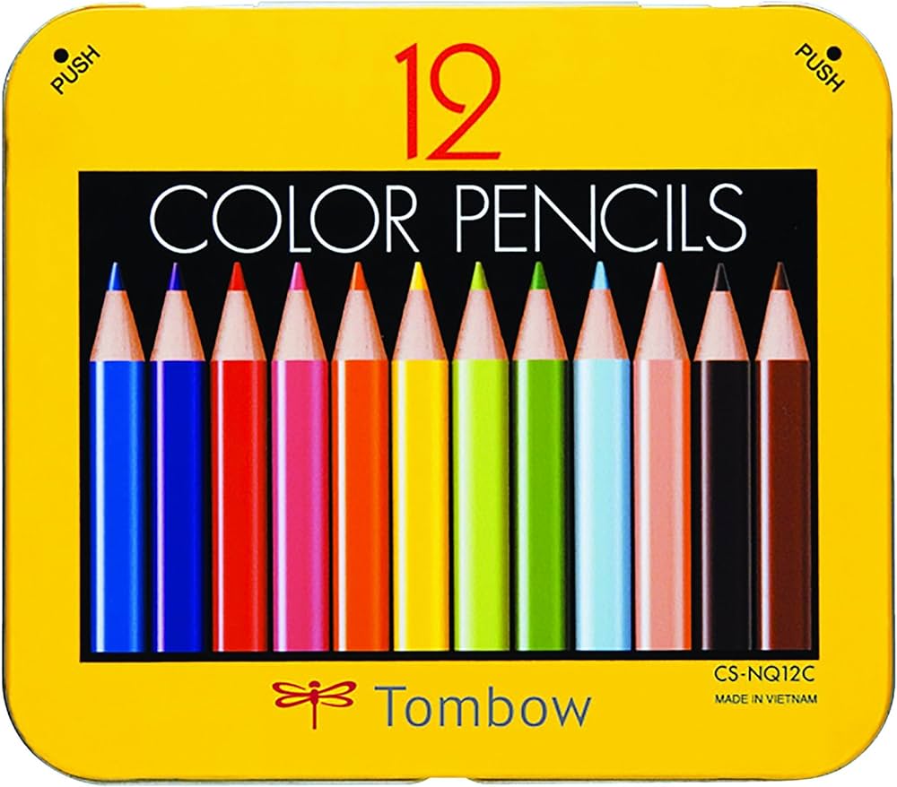 Tombow Mini Coloured Pencil Set (12 piece set)