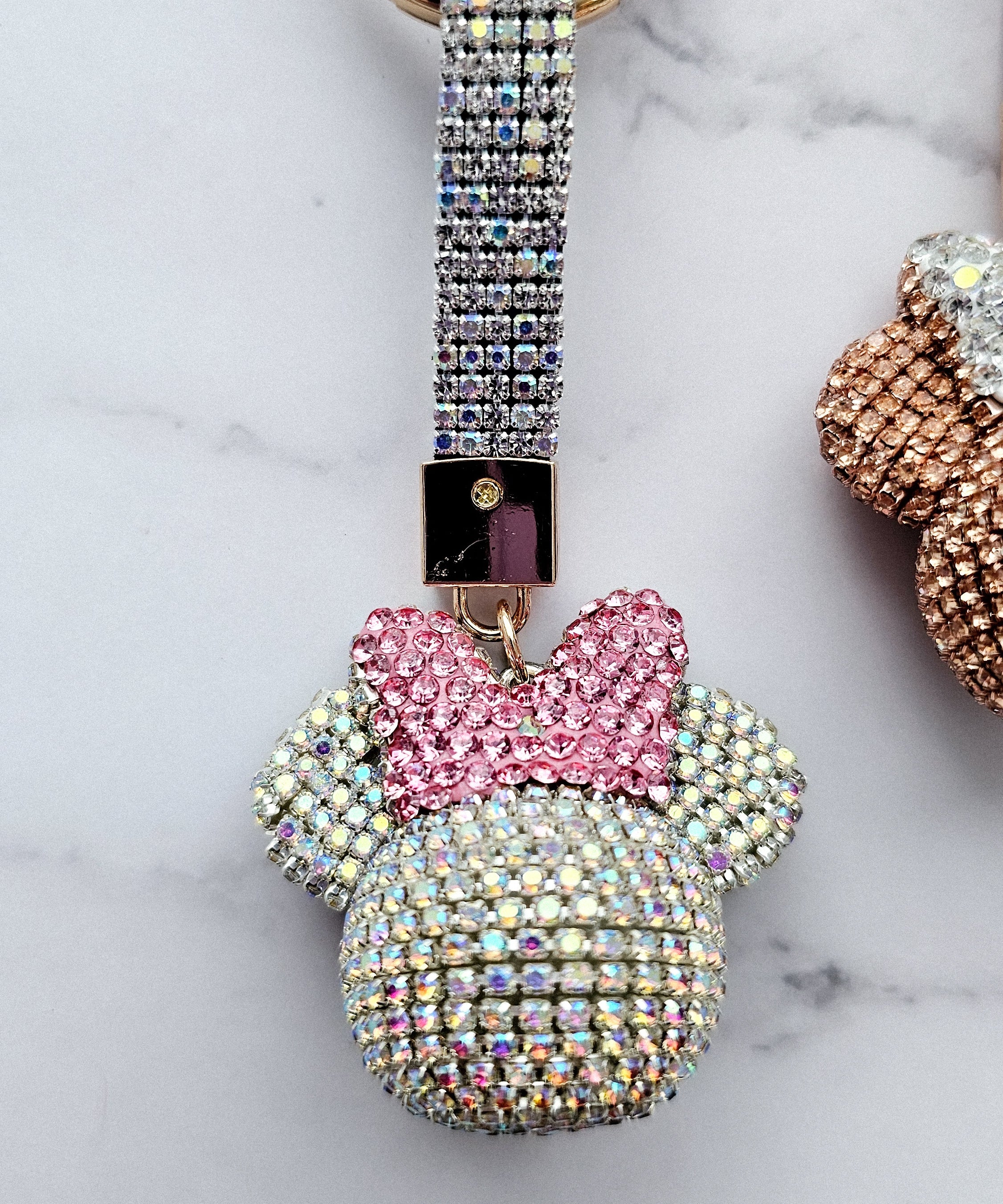 Disco Minnie Keychain