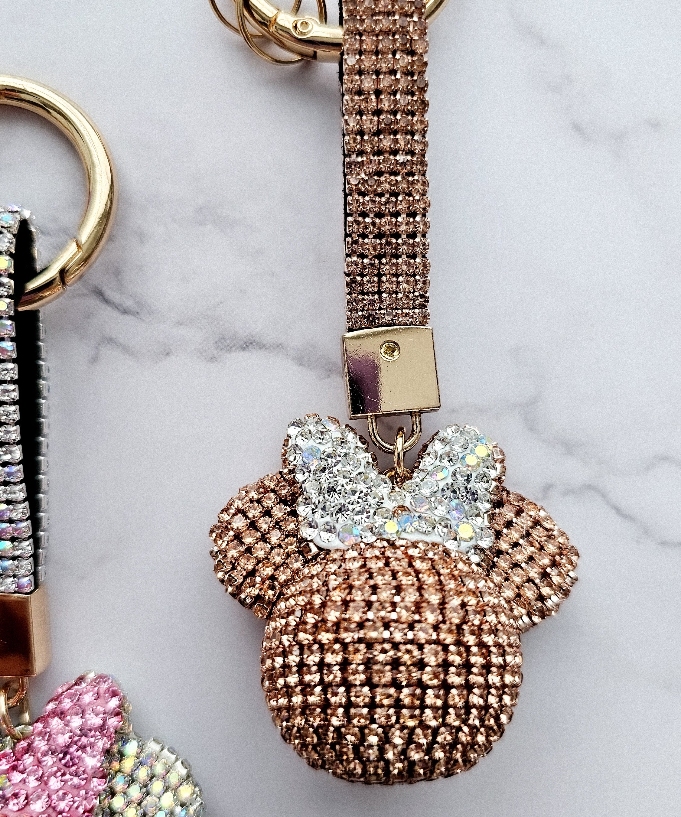 Disco Minnie Keychain