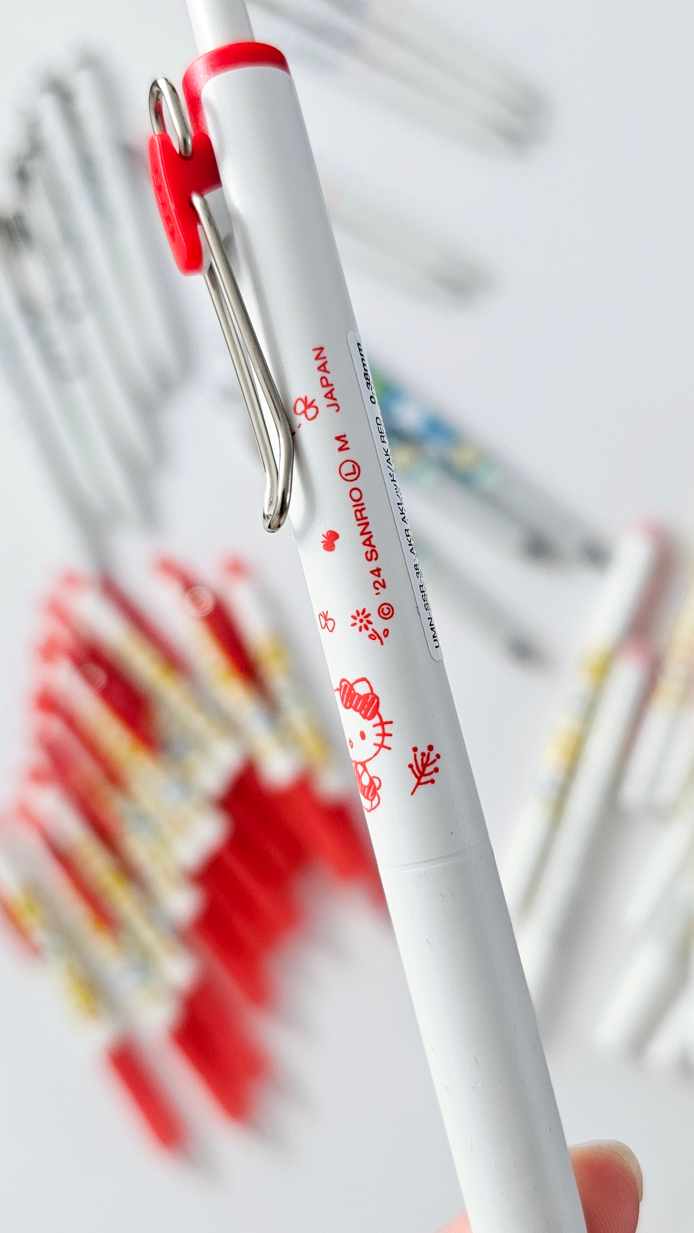 Hello Kitty Limited Edition Red Uni-Ball One — 0.38mm