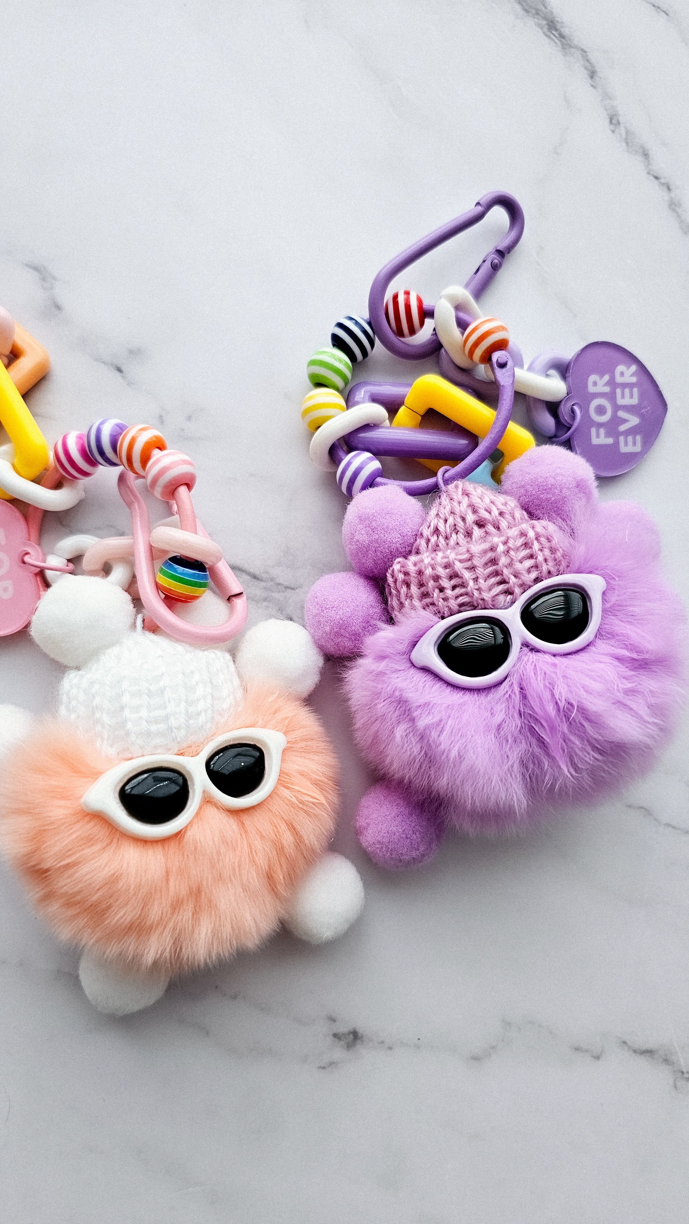 Dottie and Bubbles Plush Keychain